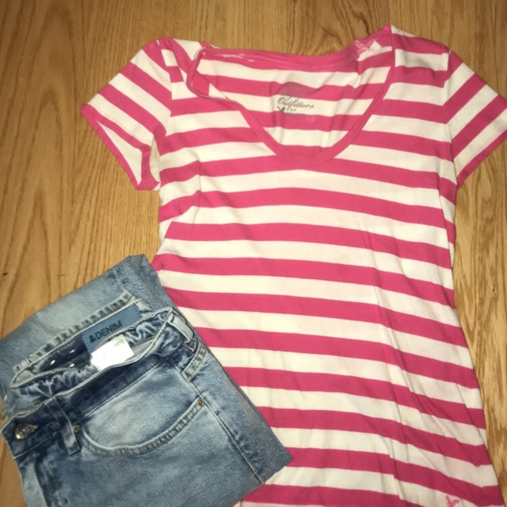 American eagle stripped shirt